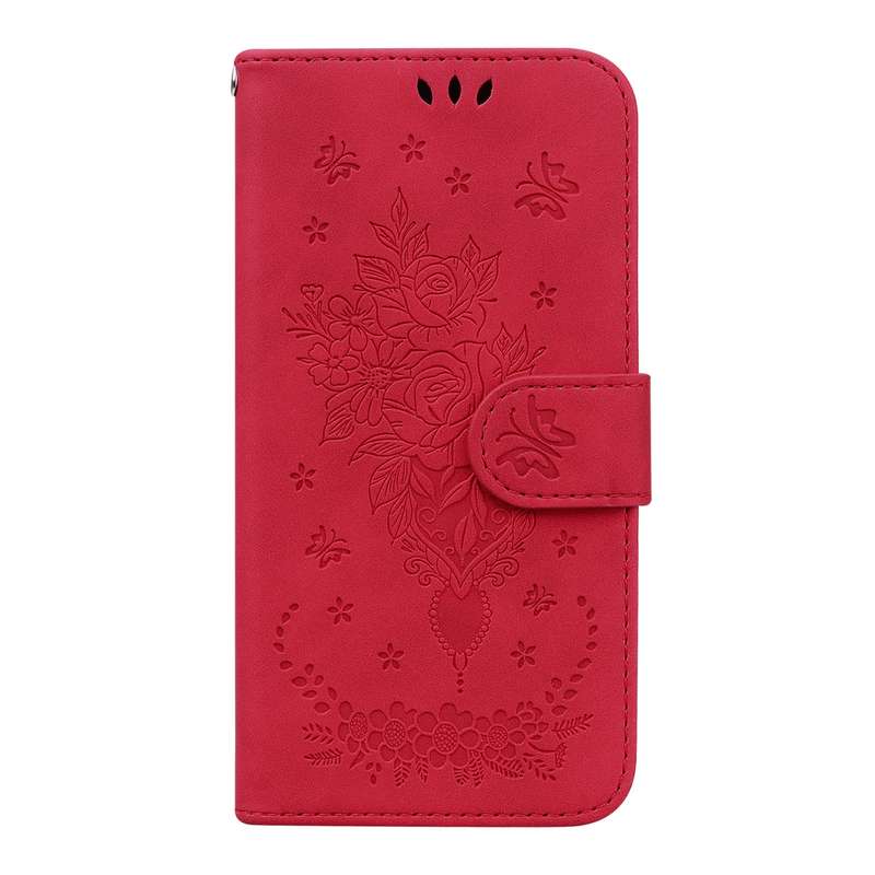For Honor 20 / Huawei nova 5T Butterfly Rose Embossed Leather Phone Case(Purple)