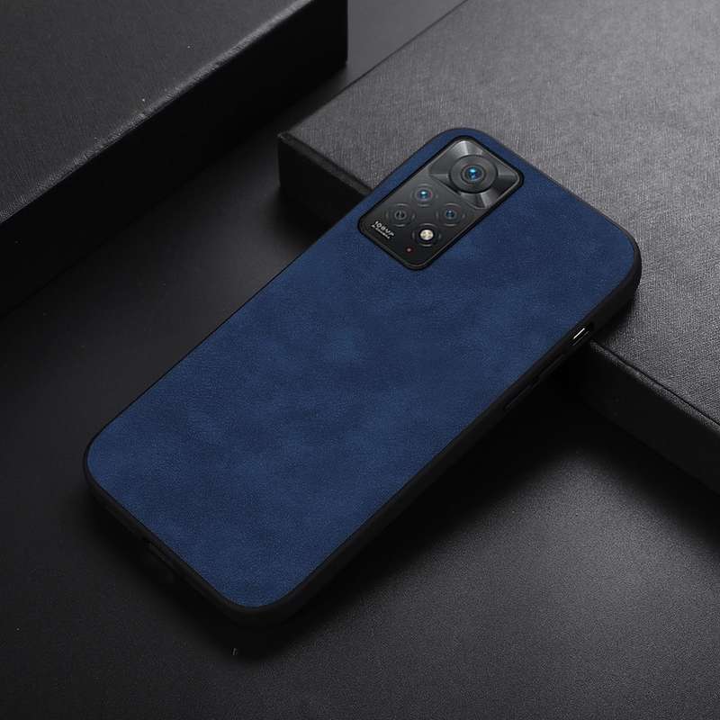 For Xiaomi Redmi Note 11 Pro Morocco Texture PU Shockproof Phone Case(Brown)