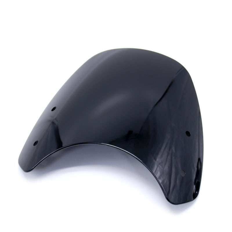 XRL-DF-7654 Motorcycle Headlight Retro Windshield for DUCATI(Black)