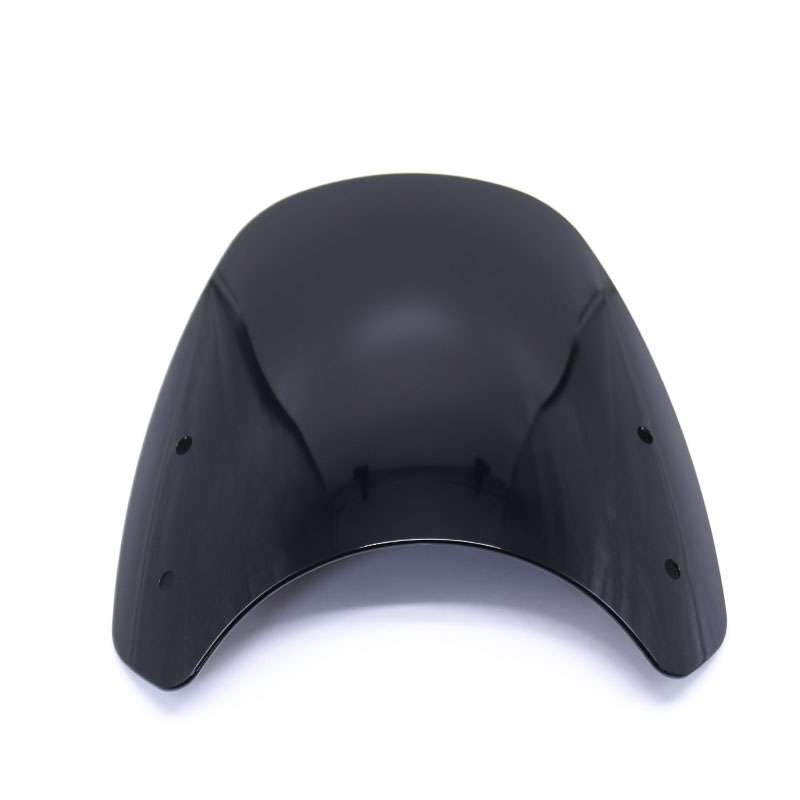 XRL-DF-7654 Motorcycle Headlight Retro Windshield for DUCATI(Black)
