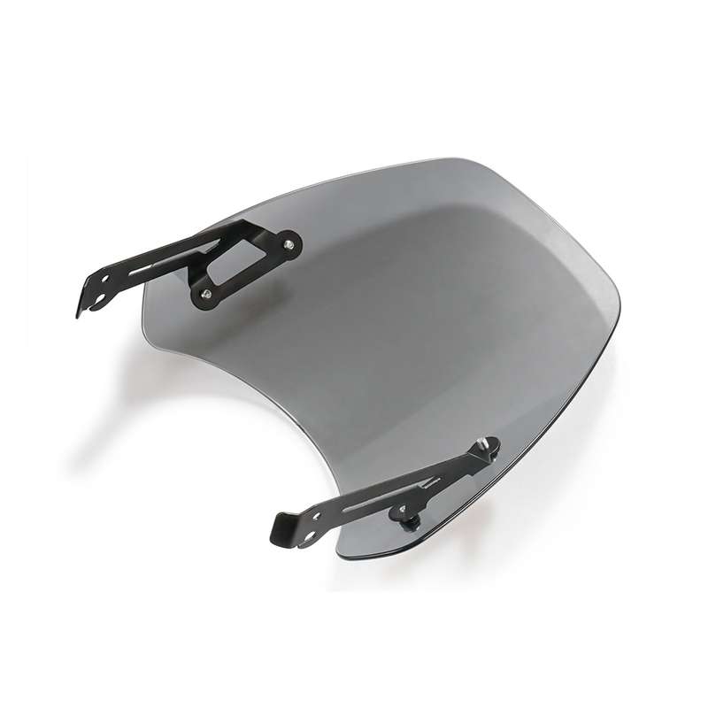 XRL-DF-7654 Motorcycle Headlight Retro Windshield for DUCATI(Transparent Grey)
