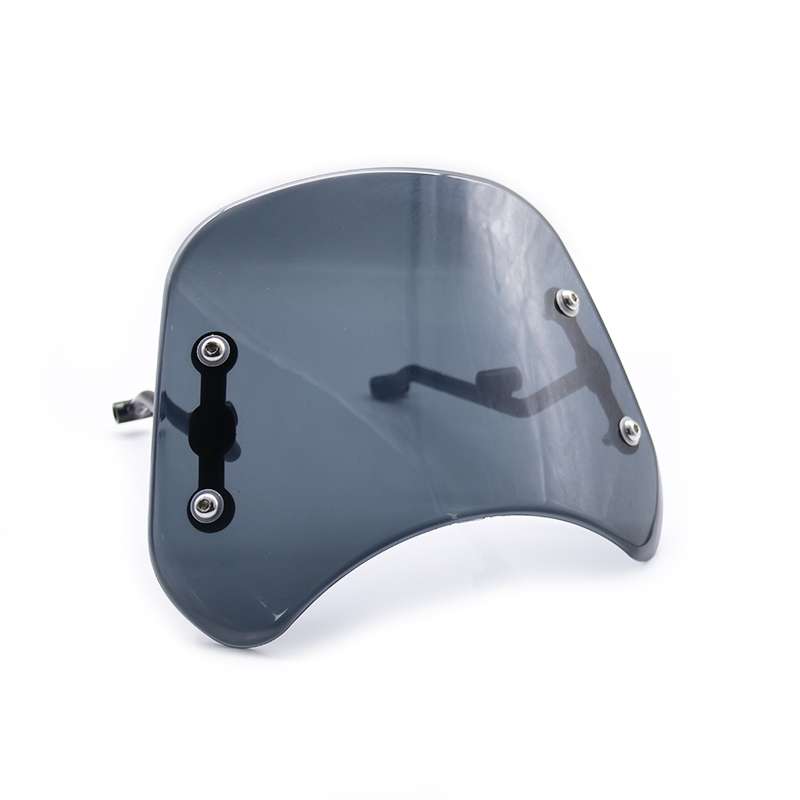 DF016-C Motorcycle Front Windshield for Benelli Leoncino Trail 500(Smoked)