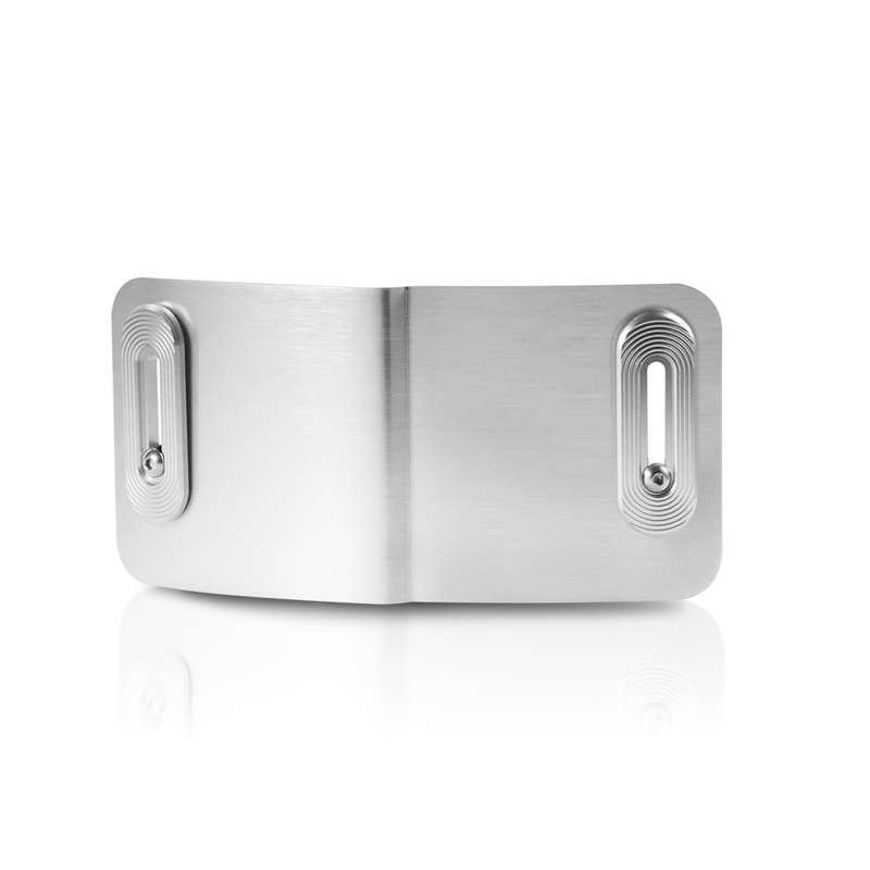 HP-DF018 Motorcycle Aluminum Alloy Front Windshield for Honda CB650R(Electroplating White)