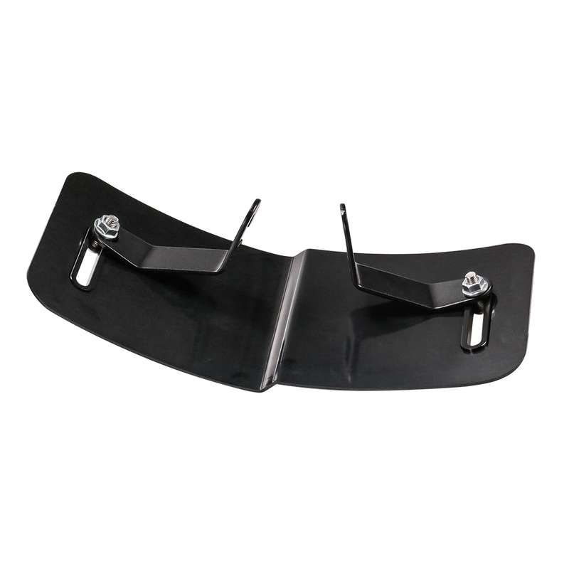 HP-DF018 Motorcycle Aluminum Alloy Front Windshield for Honda CB650R(Electroplating White)