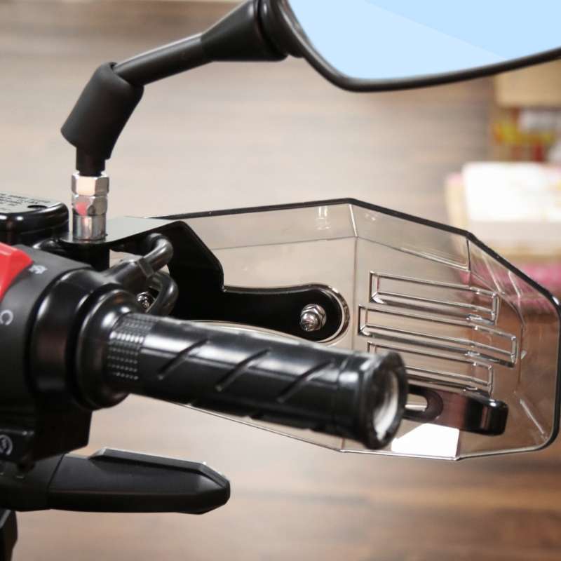 HP-HS002 1 Pair Motorcycle PC Front Windshield Handguard for Harley 883 / x48 / 1200(Transparent)