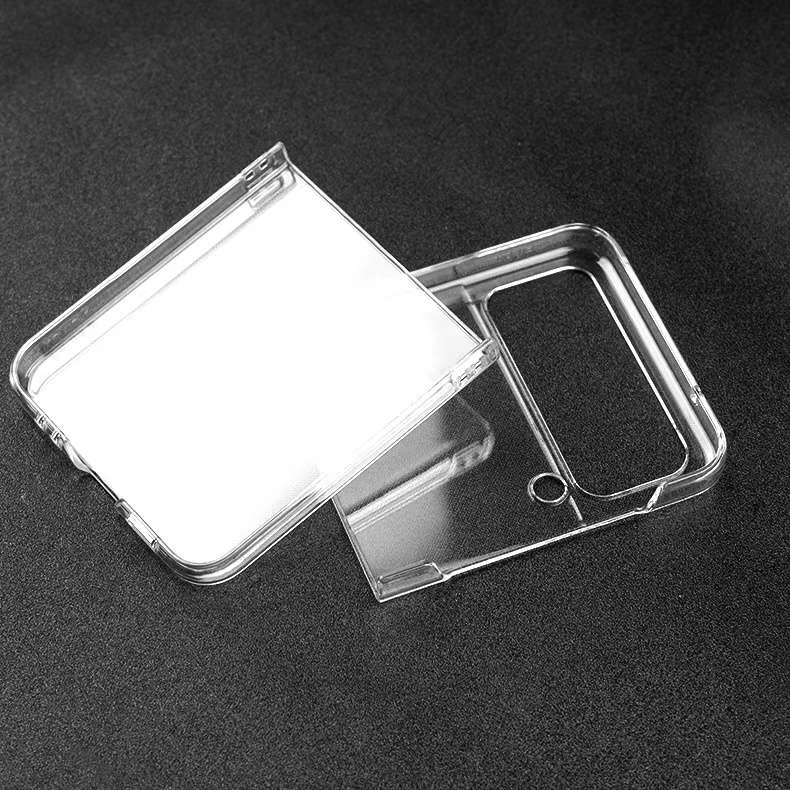 For Samsung Galaxy Z Flip4 Transparent PC Phone Case