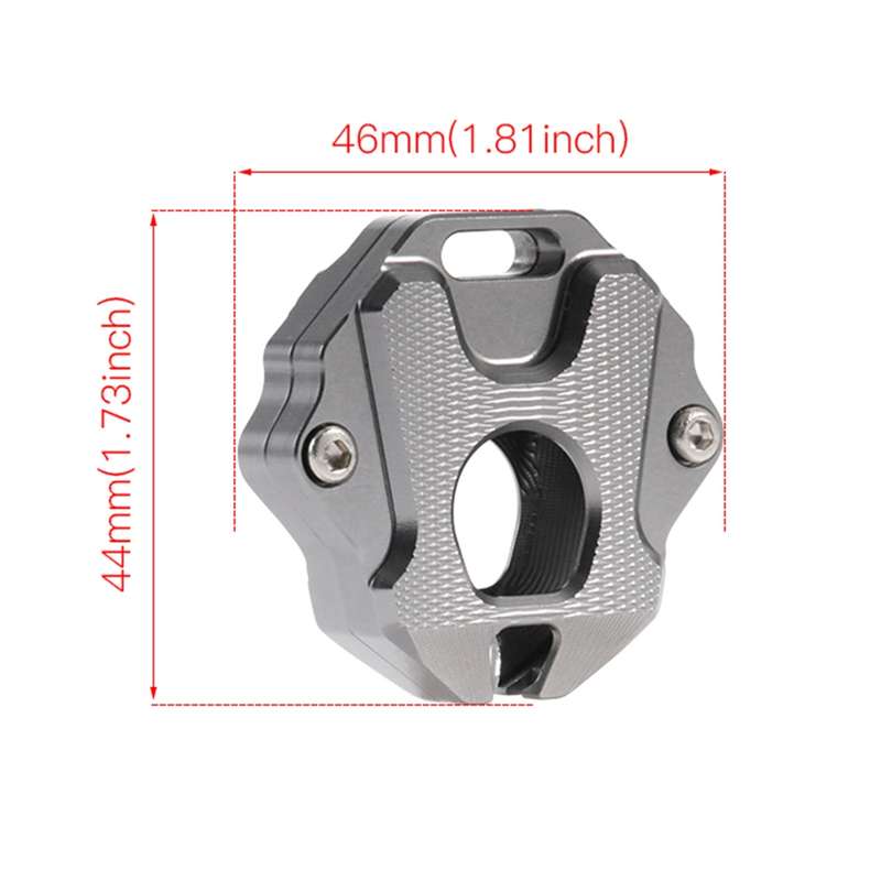 HP-Q093 Motorcycle Modified Key Shell for Honda CBR650R / CB650R / CB650F(Black)