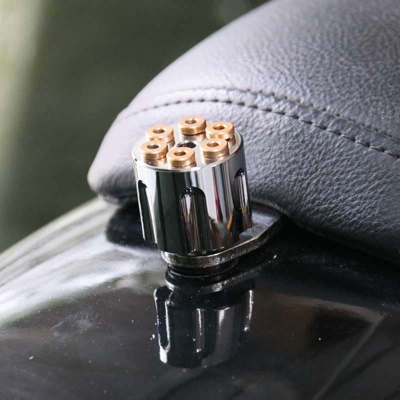 HP-Q094 Motorcycle Retro Modified Rear Seat 6mm Screw for Harley(Black)