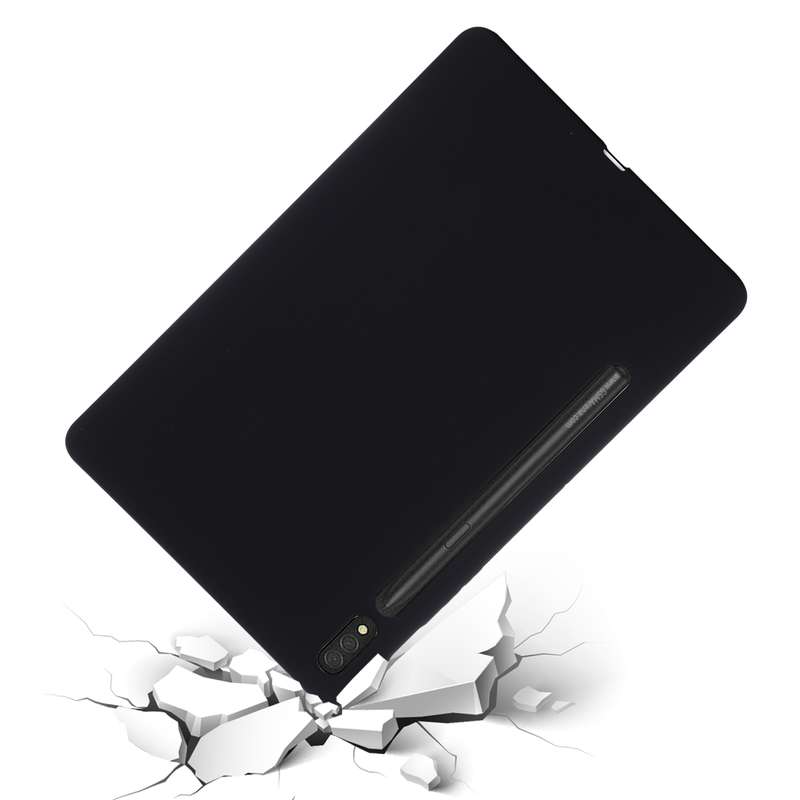 For Samsung Galaxy Tab S8 / S7 Pure Color Liquid Silicone Shockproof Tablet Case(Green)