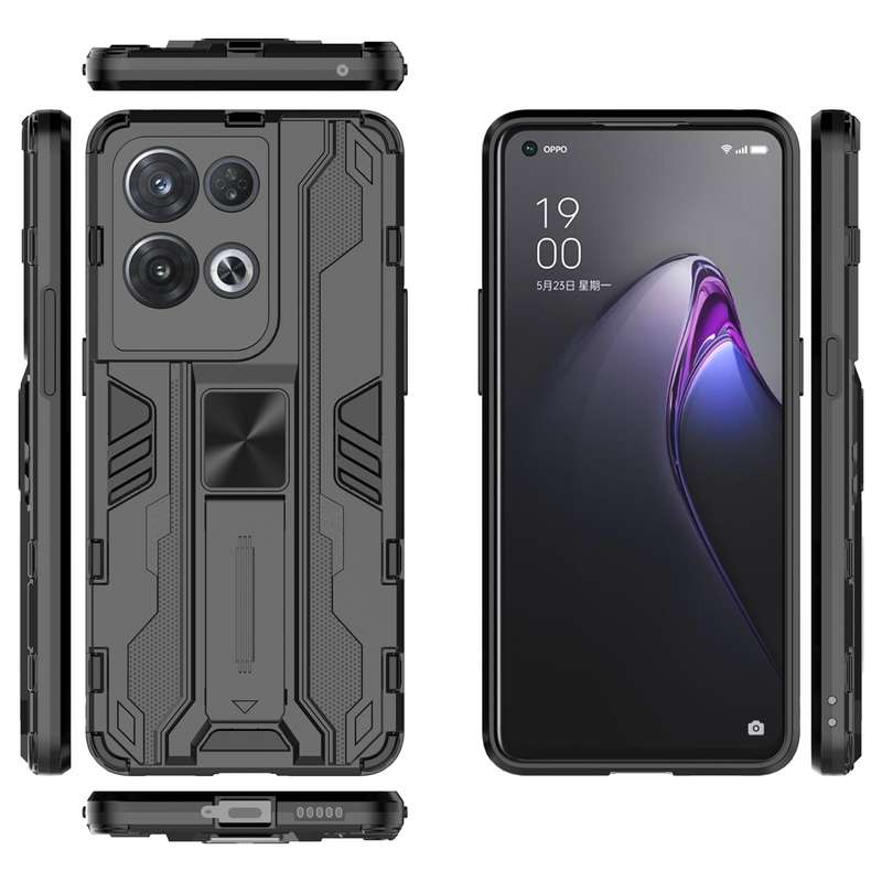 For OPPO Reno8 Pro 5G Supersonic PC + TPU Shock-proof Phone Case(Blue)