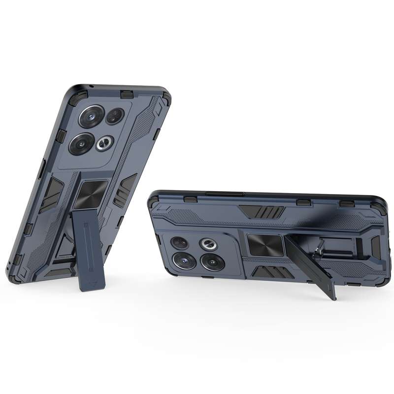 For OPPO Reno8 Pro 5G Supersonic PC + TPU Shock-proof Phone Case(Blue)