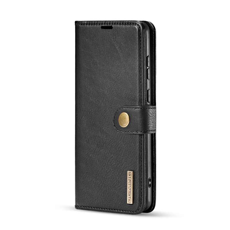 For Galaxy S20 DG.MING Crazy Horse Texture Flip Detachable Magnetic Leather Case with Holder & Card