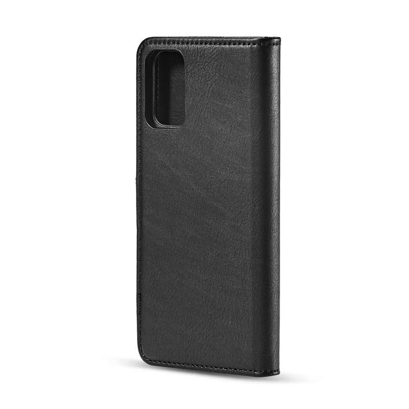 For Galaxy S20 DG.MING Crazy Horse Texture Flip Detachable Magnetic Leather Case with Holder & Card