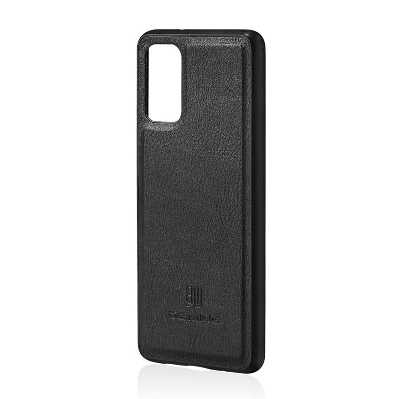 For Galaxy S20 DG.MING Crazy Horse Texture Flip Detachable Magnetic Leather Case with Holder & Card
