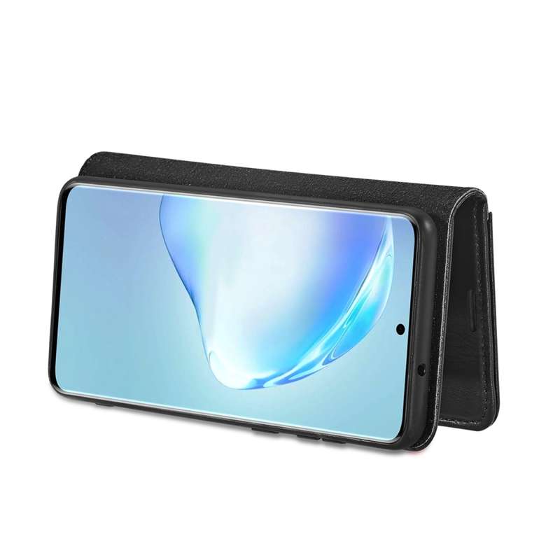 For Galaxy S20 DG.MING Crazy Horse Texture Flip Detachable Magnetic Leather Case with Holder & Card