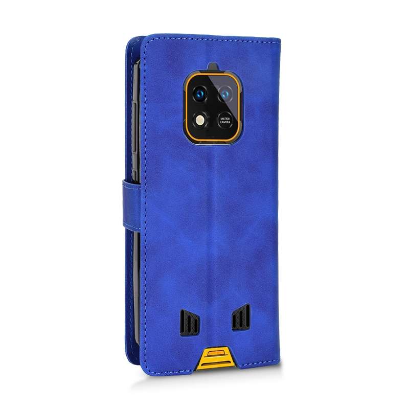 For Oukitel WP18 Skin Feel Magnetic Flip Leather Phone Case(Black)