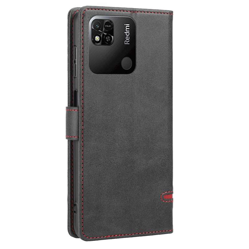 For Xiaomi Redmi 10C Classic Wallet Flip Leather Phone Case(Brown)