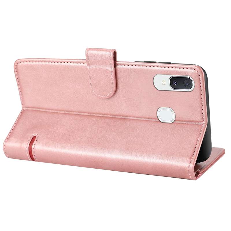 For Samsung Galaxy A20 / A30 Classic Wallet Flip Leather Phone Case(Pink)