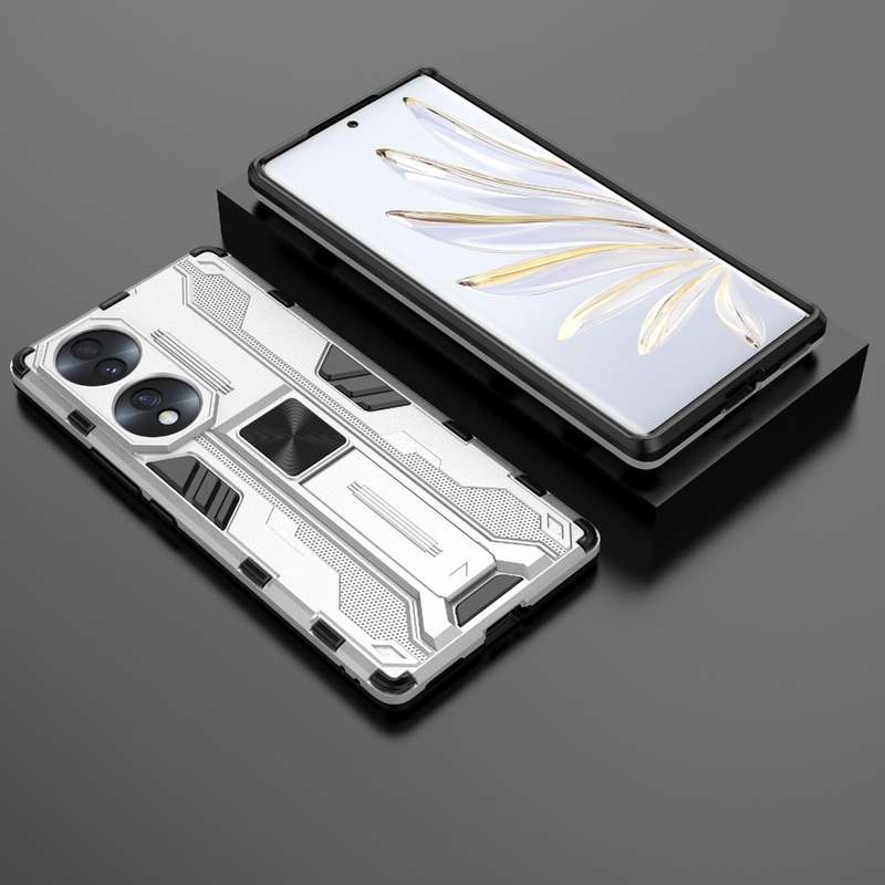 For Honor 70 5G Supersonic PC + TPU Shock-proof Protective Phone Case(Black)
