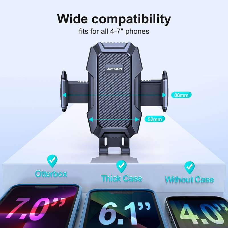 JOYROOM JR-ZS285 Mechanical Car Dashboard Phone Holder(Black)