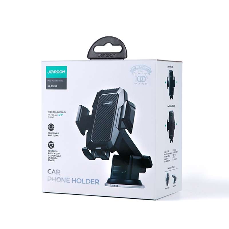 JOYROOM JR-ZS285 Mechanical Car Dashboard Phone Holder(Black)