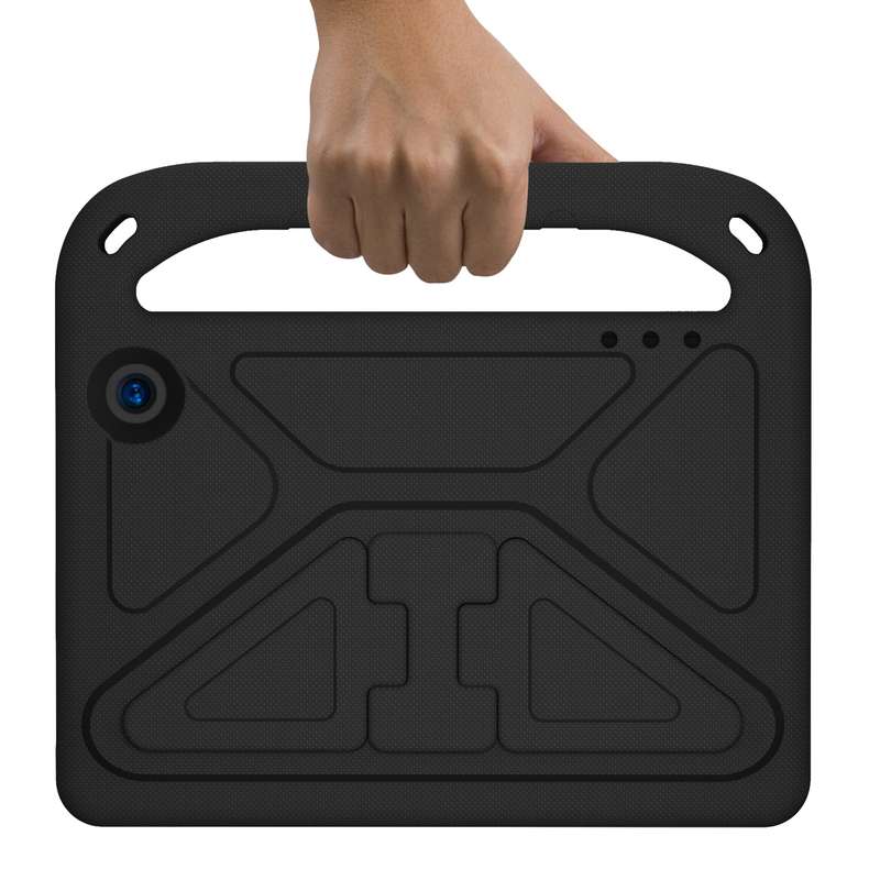 For Amazon Fire 7 2022 Handle EVA Shockproof Tablet Case with Triangle Holder(Red)