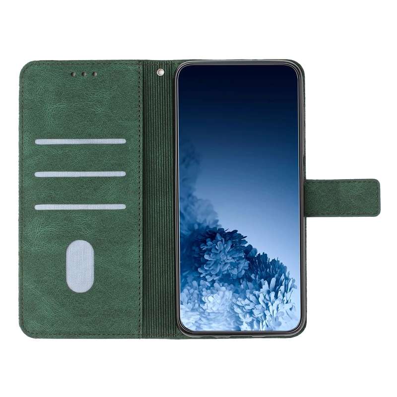 For OPPO Reno7 5G Mandala Embossed Flip Leather Phone Case(Blue)
