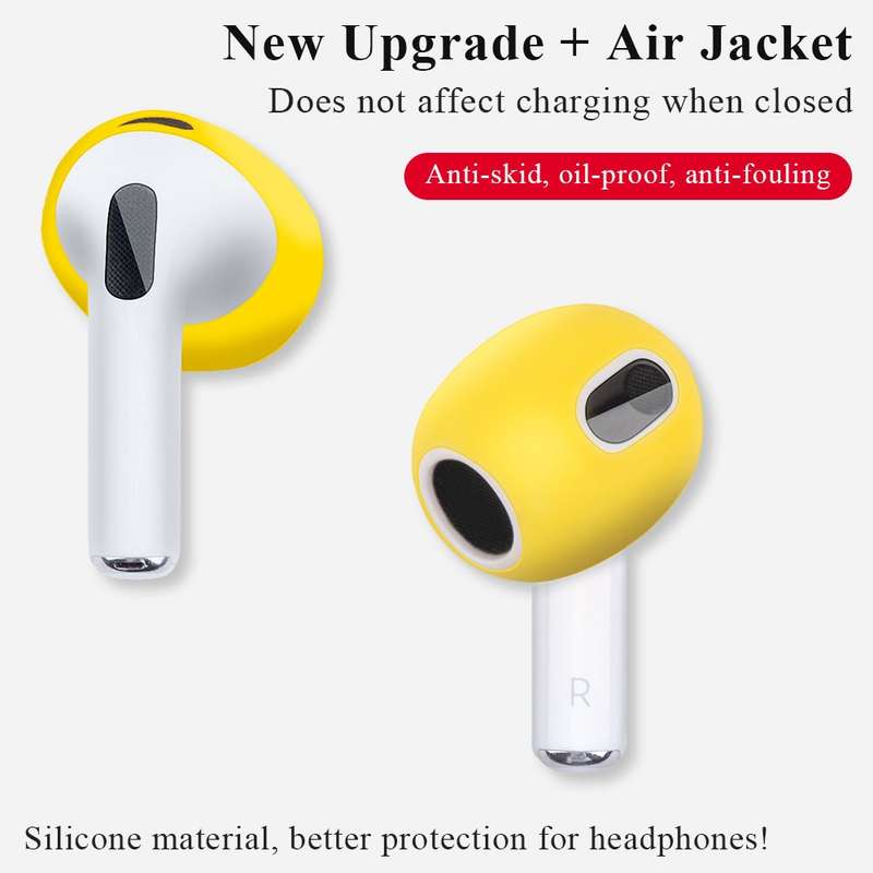 Ear Cap Silicone Protective Case for AirPods 3(Orange)
