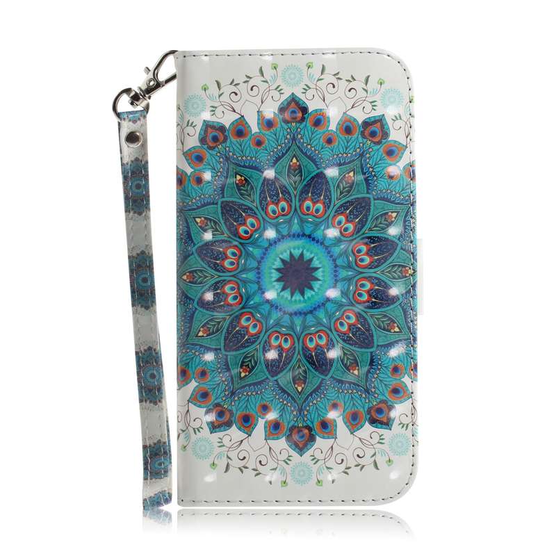 For Honor X7 3D Colored Horizontal Flip Leather Phone Case(Magnolia)