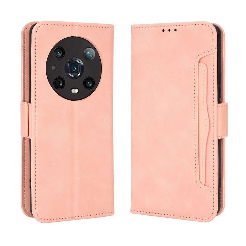 For Honor Magic4 Pro Skin Feel Calf Pattern Leather Phone Case(Blue)