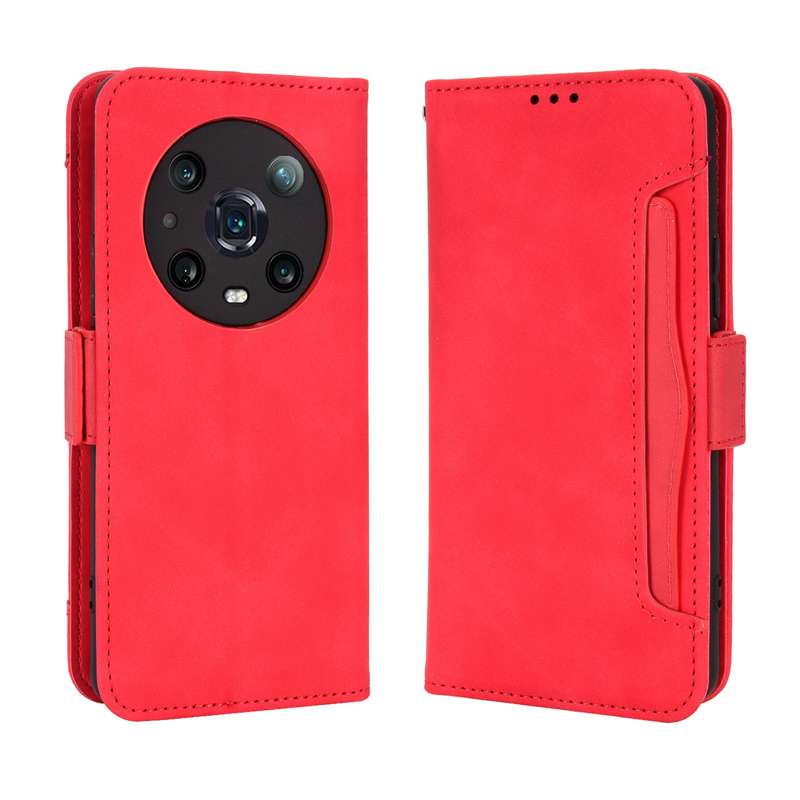 For Honor Magic4 Pro Skin Feel Calf Pattern Leather Phone Case(Blue)