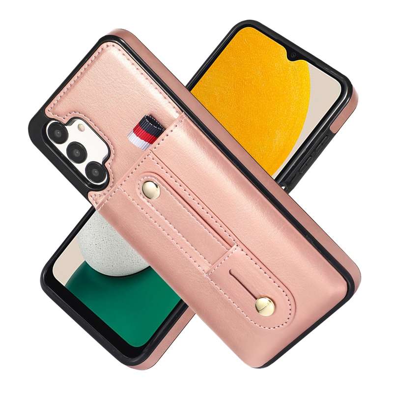 For Samsung Galaxy Note9 Wristband Kickstand Wallet Leather Phone Case(Black)