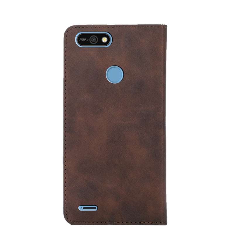 For Tecno Pop 2/Pop 2F/Pop 2 Pro/Pop 2 Power/Itel P13 Skin Feel Magnetic Horizontal Flip Leather Pho