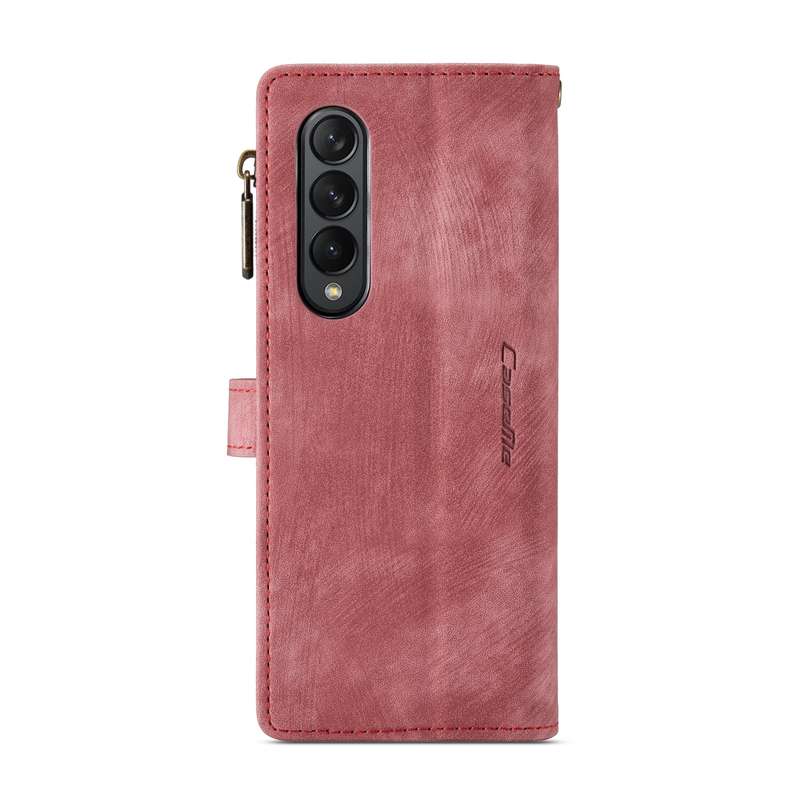 For Samsung Galaxy Z Fold3 5G CaseMe C30 Multifunctional Phone Leather Phone Case(Black)