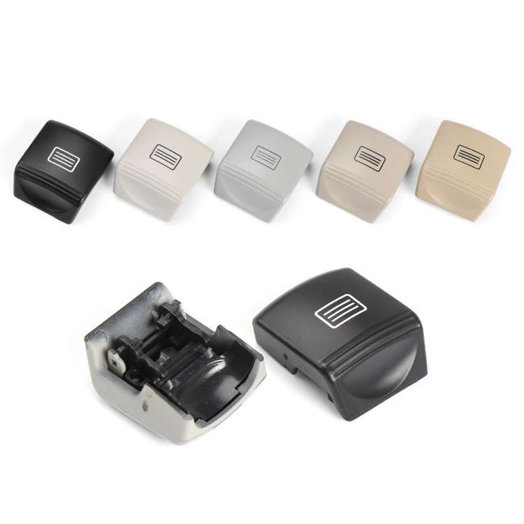 Car Sunroof Window Switch Button for Mercedes-Benz W204 / W212, Left Driving(Nut Beige)