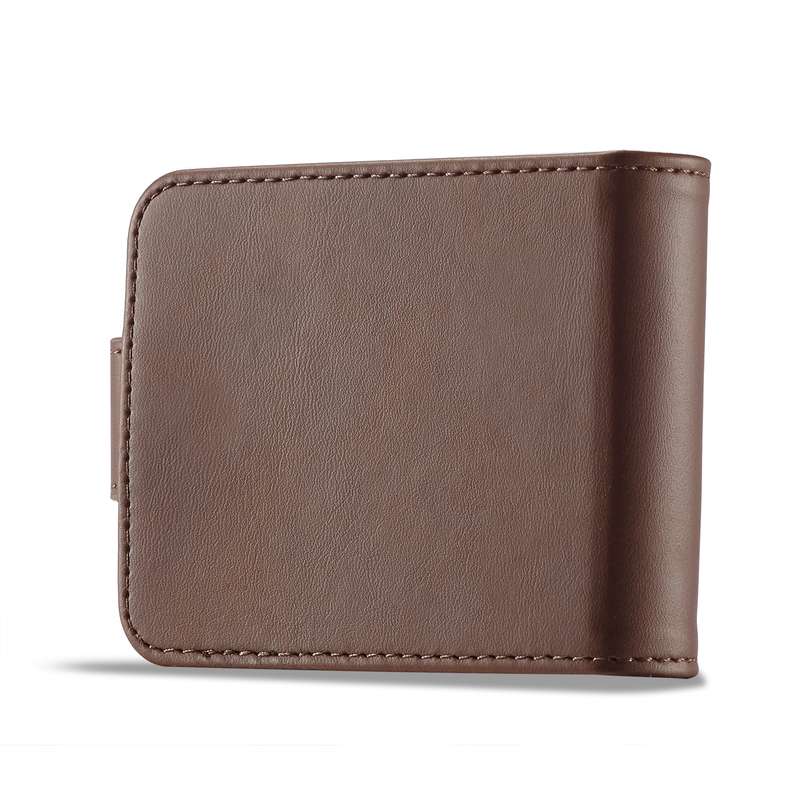 For Samsung Galaxy Z Flip4 5G LC.IMEEKE Calf Texture Leather Phone Case(Brown)