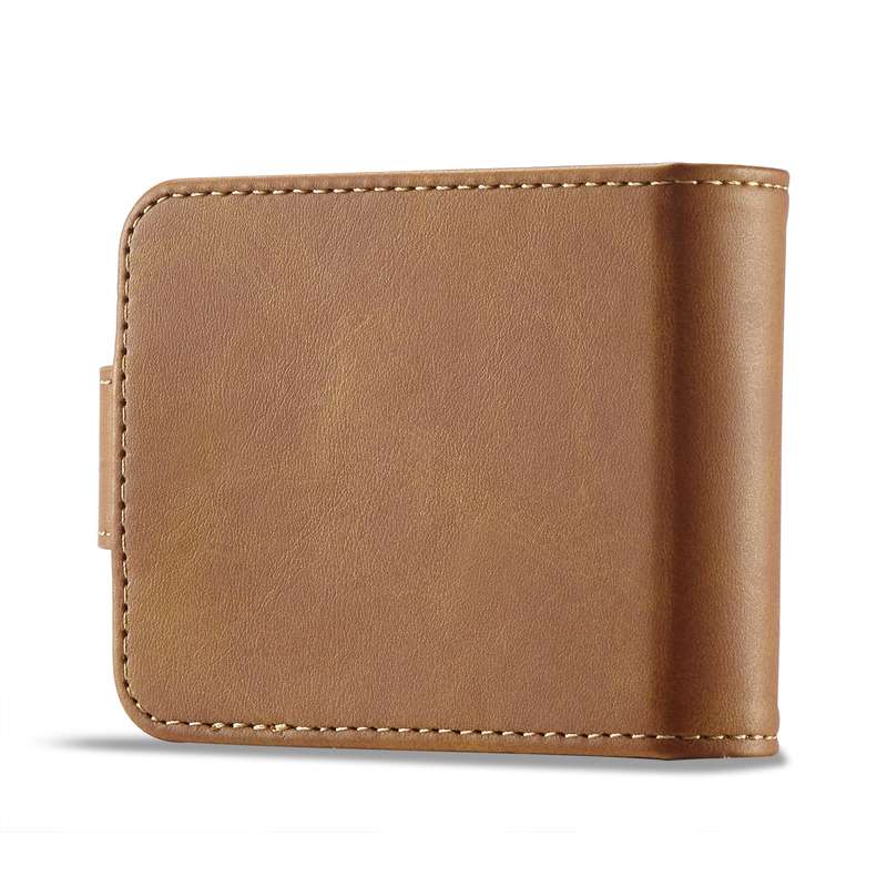 For Samsung Galaxy Z Flip4 5G LC.IMEEKE Calf Texture Leather Phone Case(Brown)