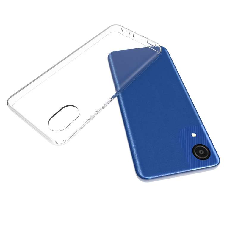 For Samsung Galaxy A03 Core Waterproof Texture TPU Phone Case(Transparent)