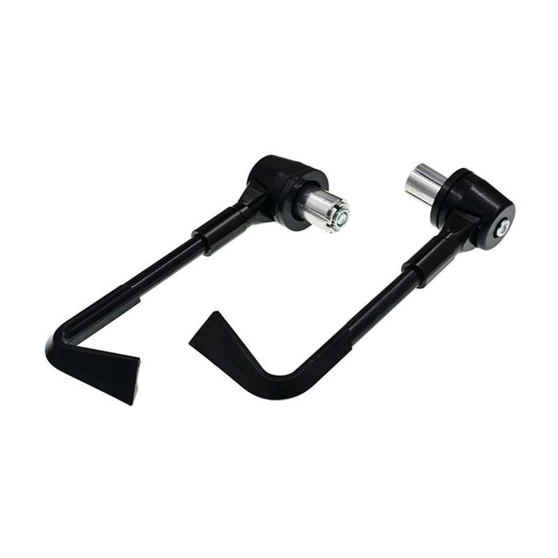 2 PCS Universal 22mm Shockproof Protection Rod CNC Horn Shape Handbrake Motorcycle Modification Acce