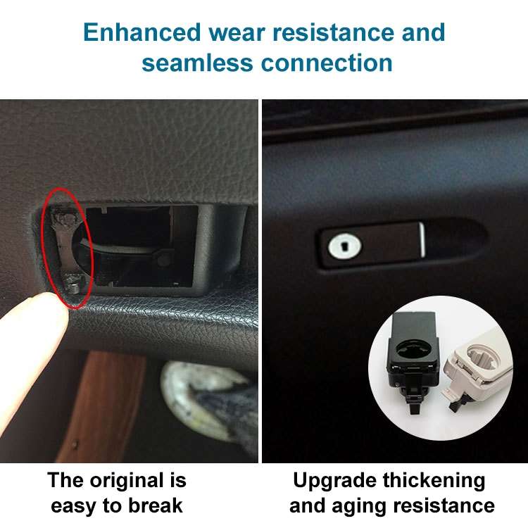 Car Glove Box Handle Switch for Mercedes-Benz W212 2008-2014, Left Driving(Mercerized Beige)