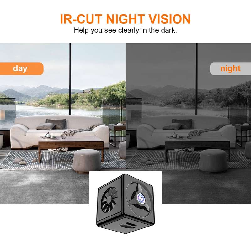 K13 1080P Outdoor Sports HD Infrared Night Vision Home Camera(Black)