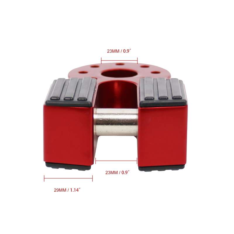 TH049-R Aluminum Flatlink Winch Shackle Mount Assembly for Tow Haul Truck ATV UTV Winch Lines Winch