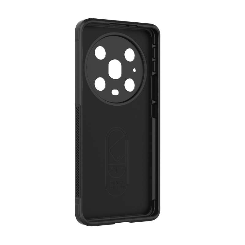For Honor Magic4 Pro Magic Shield TPU + Flannel Phone Case(Black)