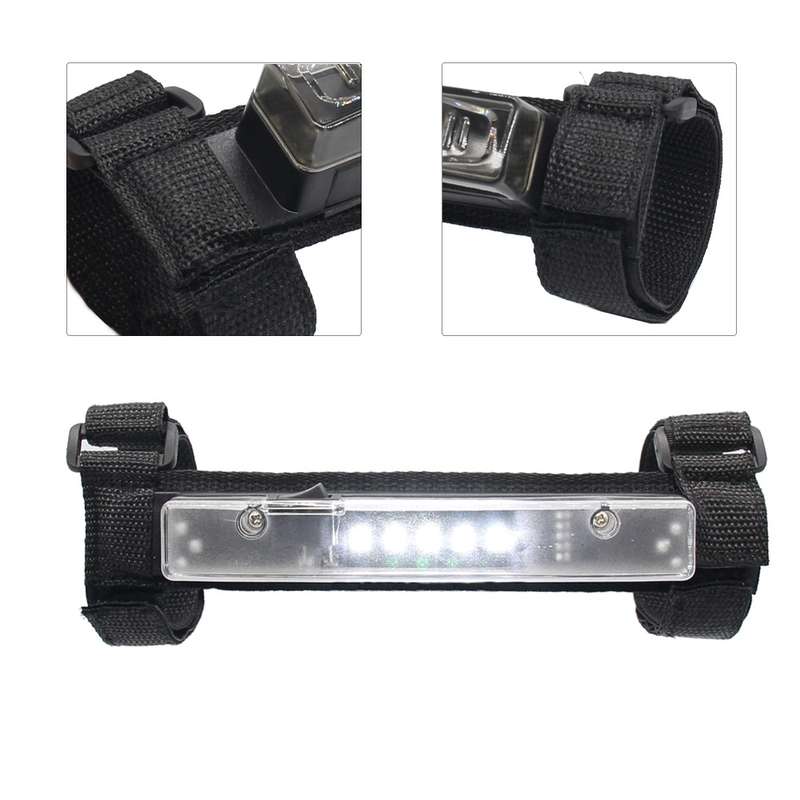 Motorcycle LED Guard Bar Light for UTV ATV Polaris RZR Golf Cart(Transparent)
