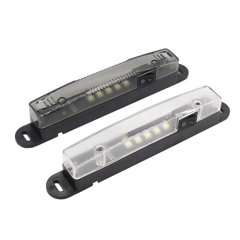 Motorcycle LED Guard Bar Light for UTV ATV Polaris RZR Golf Cart(Transparent)