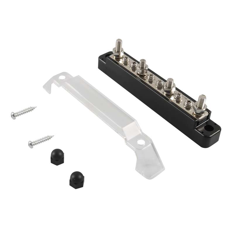 A7473 1 Pair 10 Way Power Distribution Block Terminal Studs with 4 Fixing Screws