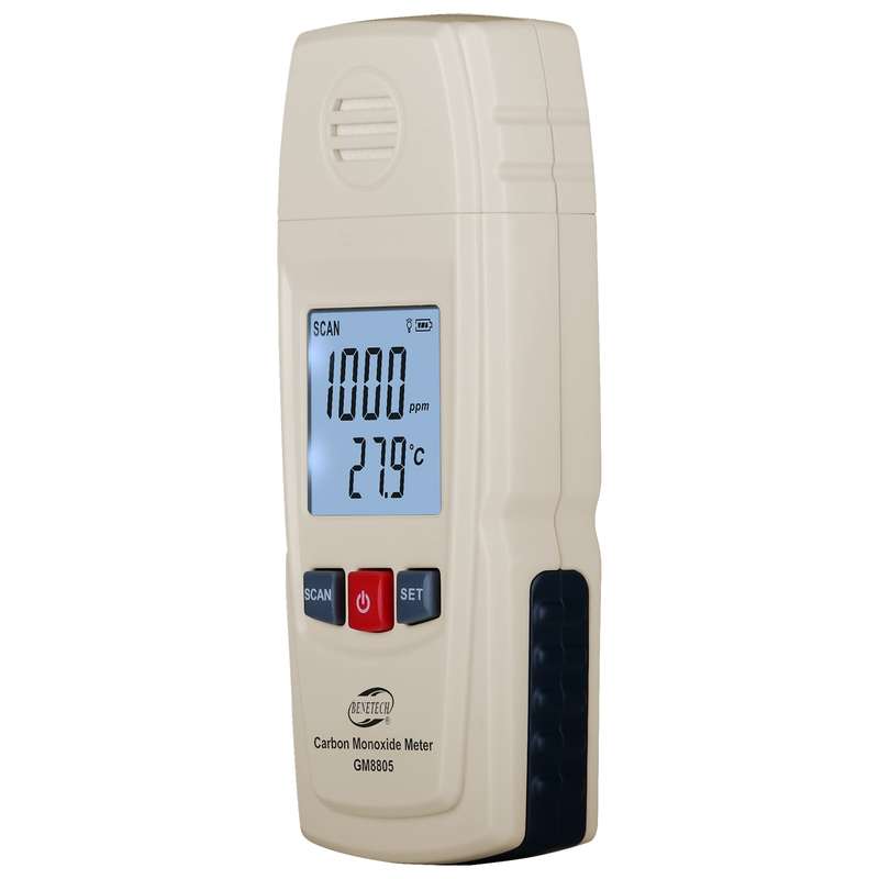 GM8805 Portable Digital Carbon Monoxide Meter, Battery Not Included
