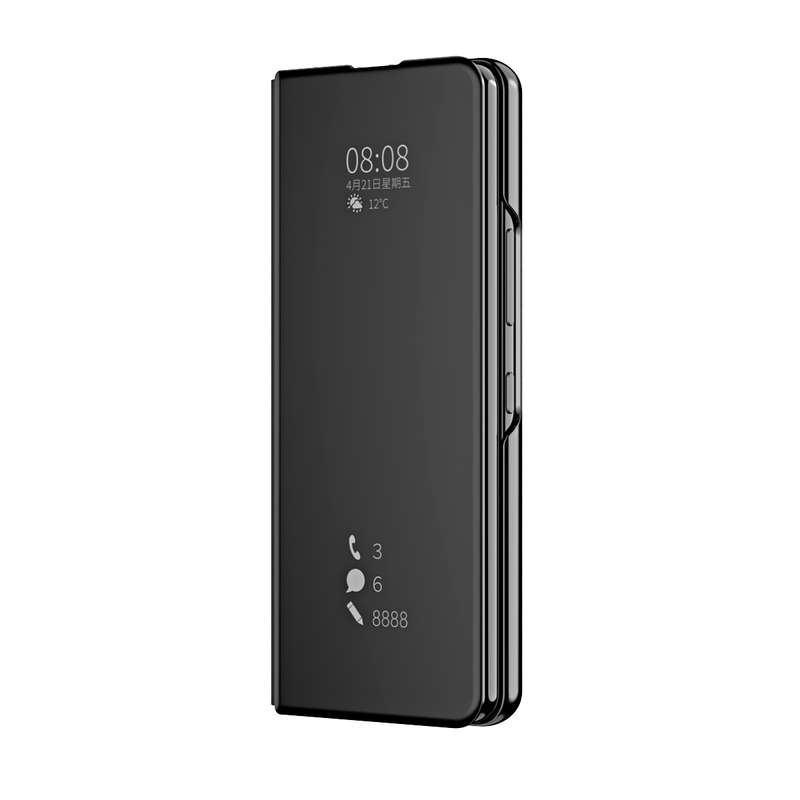 For Samsung Galaxy Z Fold4 Full Body Hinge Phone Case(Transparent)
