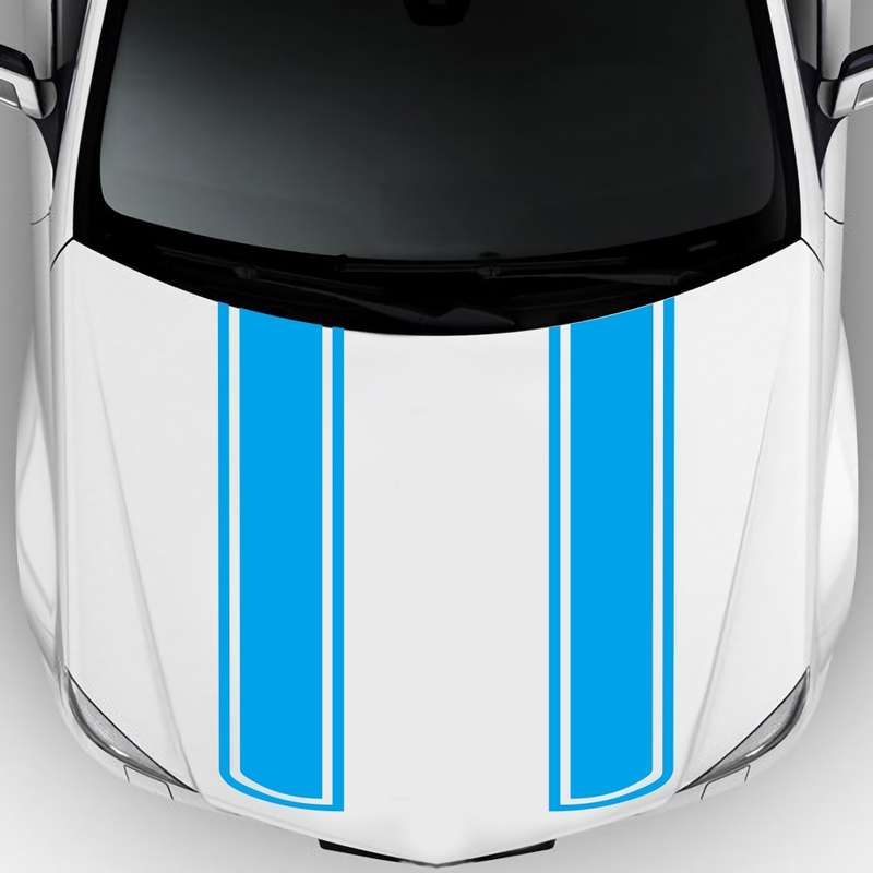 D-623 Car Modified Hood Decorative Sticker(Black)