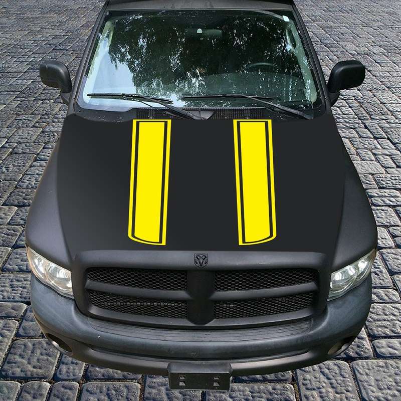 D-623 Car Modified Hood Decorative Sticker(Black)